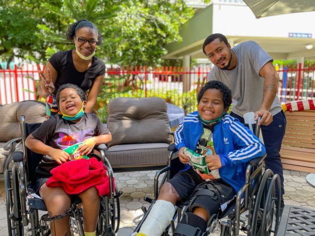 Family stays at Ronald McDonald House in Miami during recovery after accident