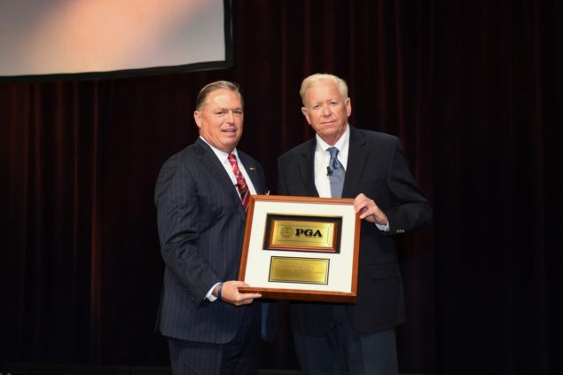 Golf pro Jim McLean earns prestigious PGA Professional Development Award