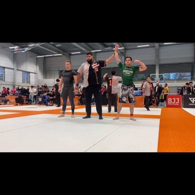 Air Force sergeant from Kendall wins Jui Jitsu match in Brussels