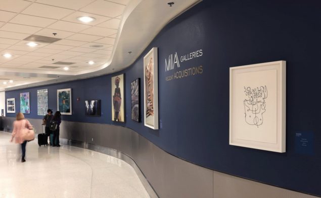 MIA Galleries Recent Acquisitions is a new exhibition that opened just before Miami Art Week at the airport’s Gate D31 Gallery.