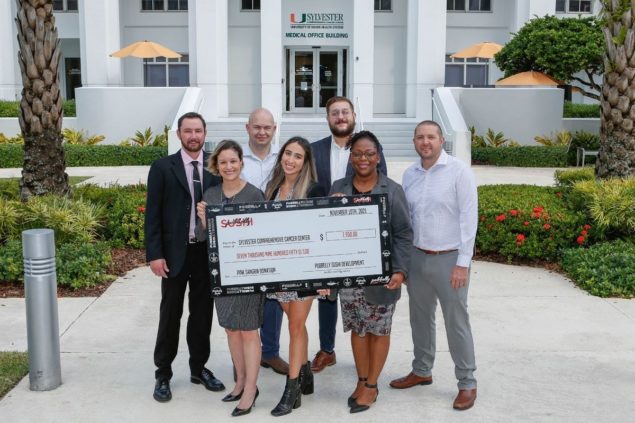 Pubbelly Sushi presents $7,950 donation to Sylvester Comprehensive Cancer Center