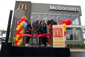 Ceremony marks re-opening of McDonald's on Old Cutler