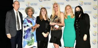 Mayor Daniella Levine Cava, Jenny Patrizia and Sabrina Cohen among winners in Miami Beach Chamber’s BWOTY (Badass Women of the Year) presented by City National Bank The Miami Beach Chamber of Commerce Women’s Business Council, the Loews Miami Beach and City National Bank recently honored seven exceptional women at its inaugural Badass Women of the Year Awards luncheon. Held at the Loews Miami Beach, over 270 professionals gathered to recognize exceptional women who are in traditionally male-dominated industries. Each winner received $1,000 to donate to a non-profit that focuses on improving the lives of women and girls in our community. The 2021 BWOTY winners and their categories were: Lynda V. Harris, REVA Development Corp. (Construction/Trades); Traci Sierra, Miami Beach Police Dept. (Military/First Responders); Dr. Eneida O. Roldan, FIU (Science/Technology); Sabrina Cohen, Sabrina Cohen Foundation (Diversity, Inclusion & Equity); Mayor Daniella Levine Cava (Government); Paula Pearson-Tucker, Fore Life, Inc. (Sports); Jenny Patrizia, Ageless Chic Magazine (General Business) “We still have a long way to go, but this event showcased that we are indeed making progress, and it’s important to acknowledge that,” said Women’s Business Council Chair DeAnne Connolly Graham and Immediate Past Chair of the Board Robin Jacobs. “Seeing over 80 nominations of these (totally) Badass women in these seven male-dominated categories was very empowering and encouraging for everyone.”