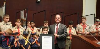Mayor Losner celebrates anniversary of Boy Scouts of America Troup 418 Mayor Losner celebrates anniversary of Boy Scouts of America Troup 418