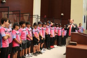 Councilmember Fletcher recognizes youth sport teams for achievements