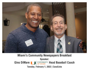 Community News Breakfast with Gino DiMare, Head Coach of UM