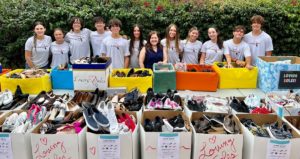 Student led effort collects over 12K pairs of shoes for Camillus House