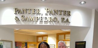 Panter, Panter, & Sampedro Awards Scholarship to Miami Palmetto Senior High Student