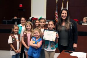 Homestead Councilmember recognizes local Girl Scout