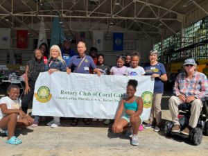 Rotary Club of Coral Gables visits Shake-A-Leg campers