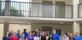 Commissioner René García distributed hurricane emergency meal kits to Hialeah seniors
