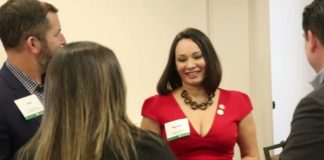 Grant Miller catches up with the Coral Gables Chamber of Commerce’s Trustee and Gem-Level Investors Luncheon!