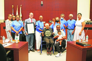 Mayor Losner celebrates 100th birthday of Homestead resident