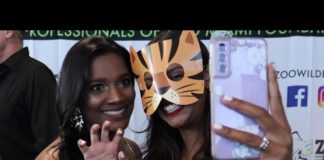 Grant Miller visits Zoo Miami Foundation’s Young Professionals Group, Wild Bunch, at their annual event, “An Evening in the Everglades” at Zoo Miami.