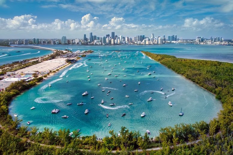 Miami International Boat Show Prepping For Event At Miami Marine Stadium —  Golden Dusk Photography