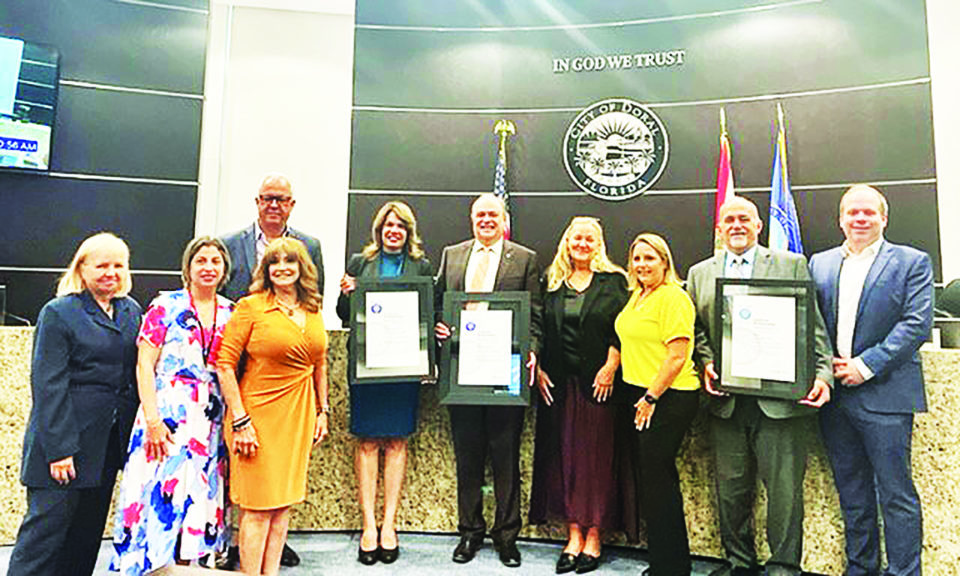 City of Doral Receives WCCD’s Triple Certification on Data for Smart, Sustainable and Resilient Cities