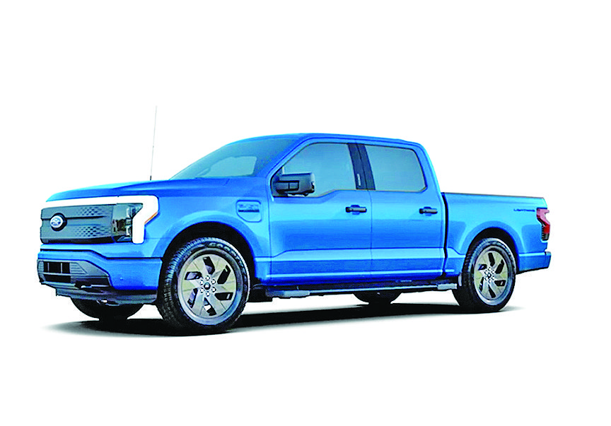 Ford F-150 Lightning setting bar for electric pickup trucks