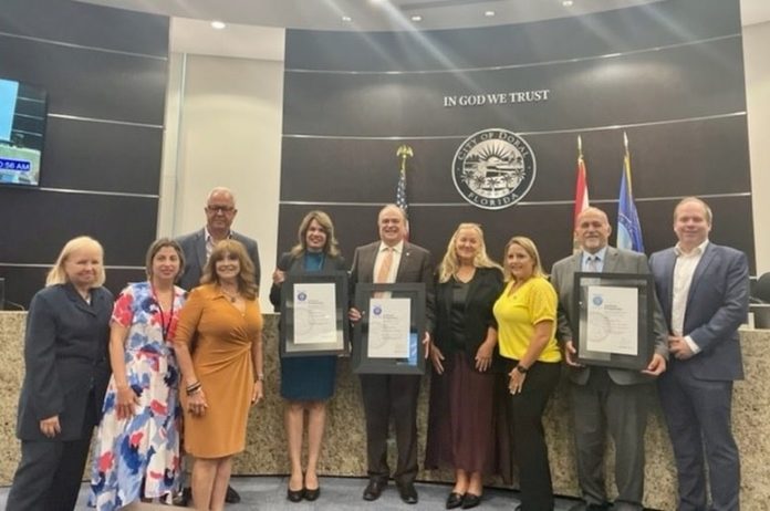 City of Doral Receives WCCD’s Triple Certificationon Data for Smart, Sustainable and Resilient Cities