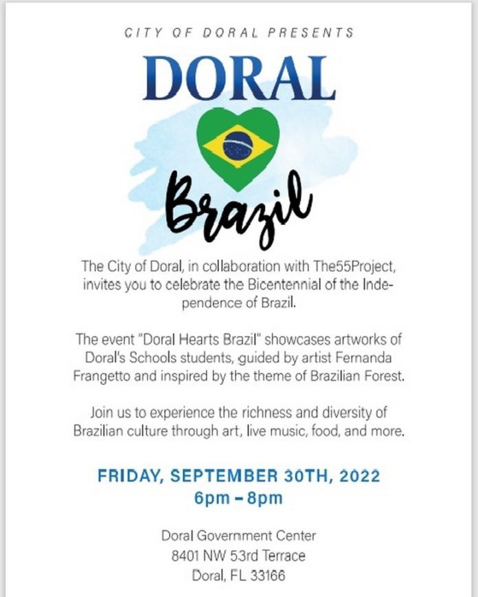 Doral Muestra su Amor por Brasil con Exhibición y Recepción