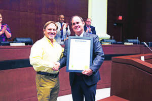 Homestead mayor recognizes local wrestling champion Kevin Pedersen