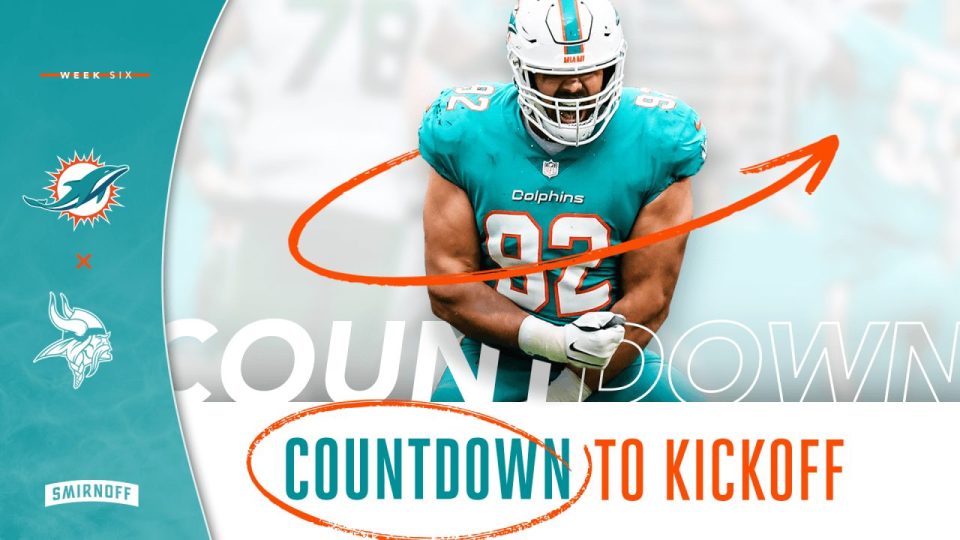 Minnesota Vikings vs Miami Dolphins, Countdown to Kickoff