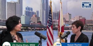 NAMI Miami- Susan Racher talks with Zili Huma Khan, MSW, UHealth