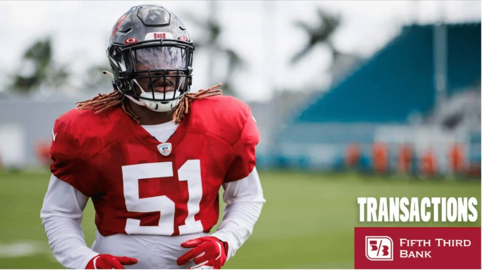 BUCCANEERS MAKE ROSTER MOVES