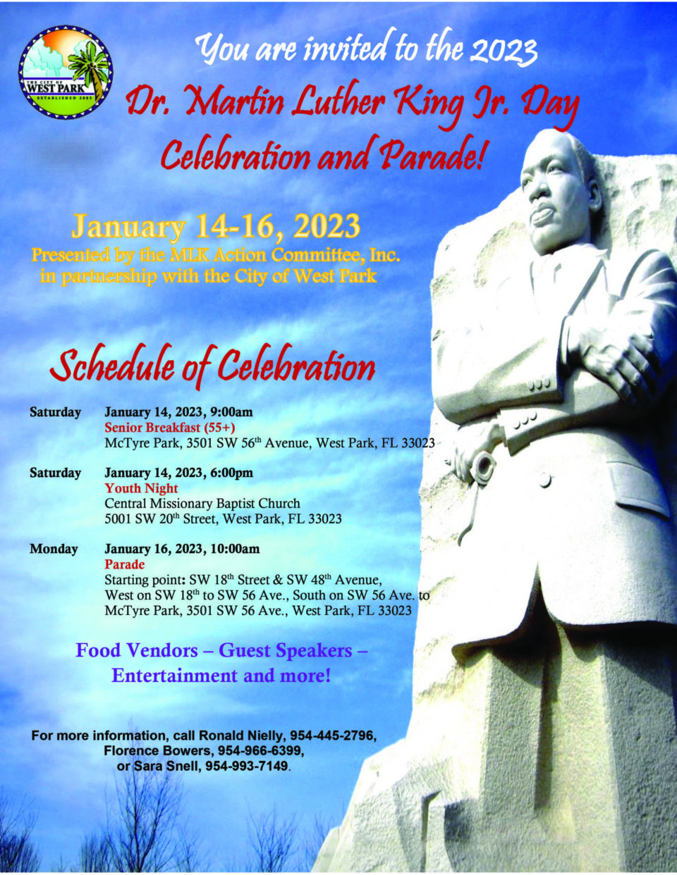 2023 Martin Luther King Jr. Celebration and Breakfast - City of Martin