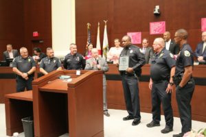 Councilmember Roth awards Officer of Month to Homestead PD Officer for heroic efforts