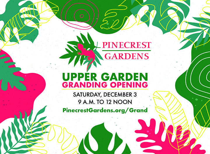 Pinecrest Gardens is bustling and celebrating the reopening of its upper garden