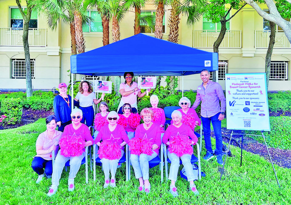 VIVA Girls from Vi at Aventura help Hadassah Walk for Breast Cancer Research