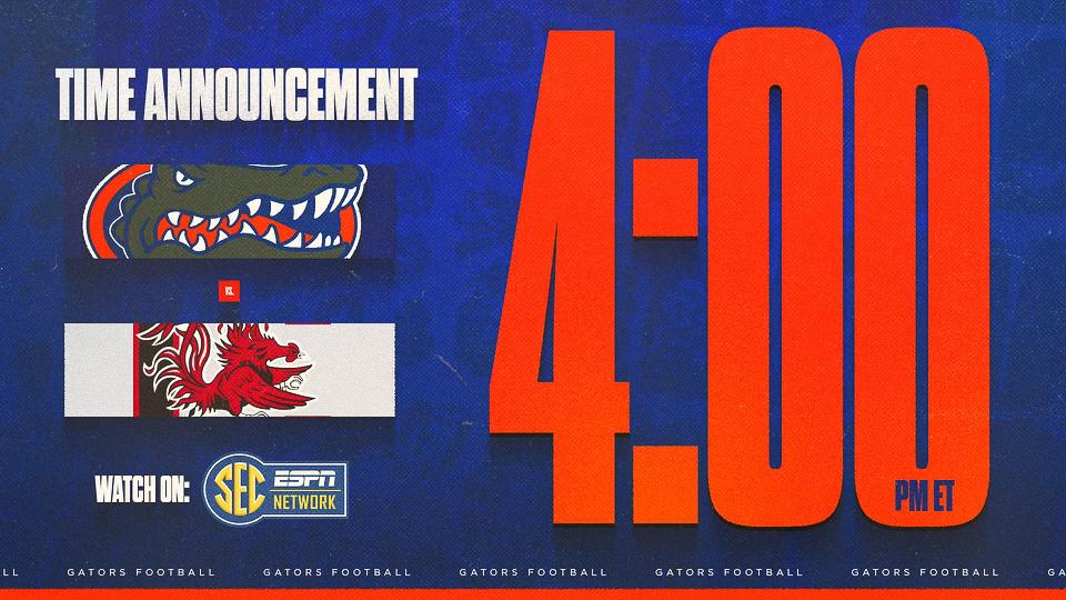 CBS Announces Game Time for Florida-Georgia - Florida Gators