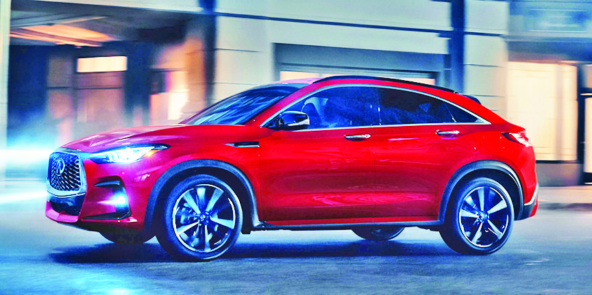 2022 Infiniti QX55 Sensory AWD is a stylish athletic SUV