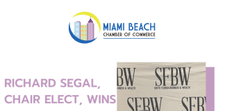 Richard Segal, Miami Beach Chamber Chair Elect, Wins Prestigious Award