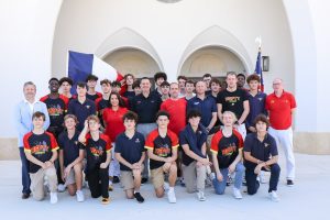 French Basketball Team Visits Palmer Trinity School