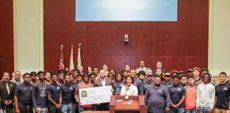 City council honors Homestead High School Broncos varsity football team City council honors Homestead High School Broncos varsity football team