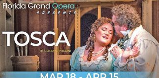 Puccini’s fieriest heroine lights up the Florida Grand Opera Stage in Tosca Puccini’s fieriest heroine lights up the Florida Grand Opera Stage in Tosca