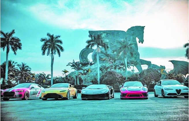 2023 Supercar Saturdays Florida hosted at new site, Gulfstream Park Village, Saturday, February 11th