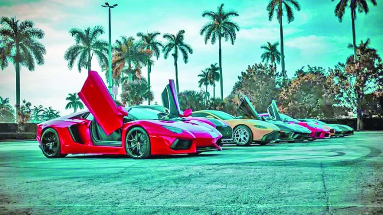 2023 Supercar Saturdays Florida hosted at new site, Gulfstream Park Village, Saturday, February 11th