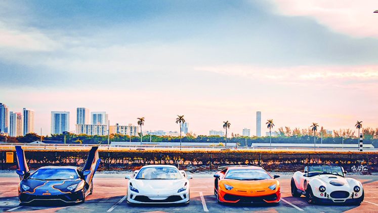 2023 Supercar Saturdays Florida hosted at new site, Gulfstream Park Village, Saturday, February 11th