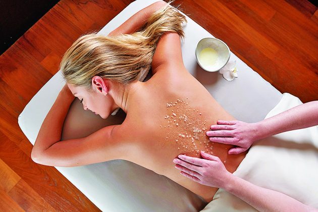 New stress relief back treatment at Acqualina Spa