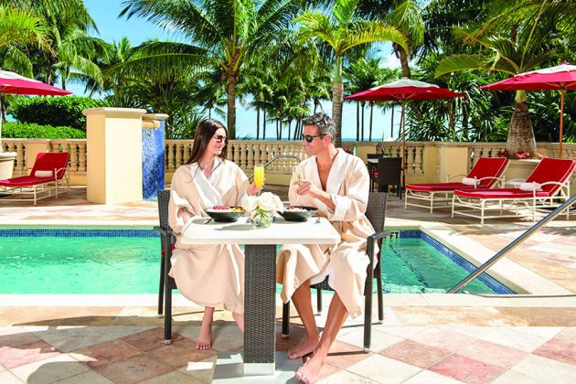 New stress relief back treatment at Acqualina Spa