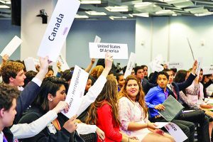 Students Tackle Complex Global Issues at the 10th annual Model UN Conference