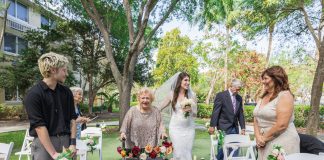 PALACE ROYALE HOSTS SPECIAL WEDDING CEREMONY FOR A RESIDENT’S GRANDDAUGHTER