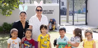 Miami Lighthouse Academy children take part in Beeping Easter Egg Hunt Miami Lighthouse Academy children take part in Beeping Easter Egg Hunt