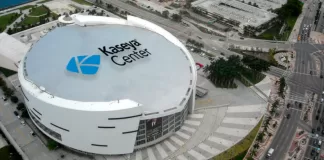 The Miami Heat Celebrate the Kaseya Center
