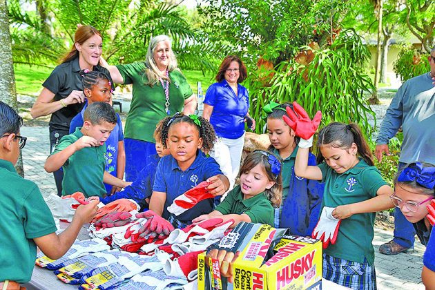 Curler Bay brings Earth Day to Holy Rosary-St. Richard School