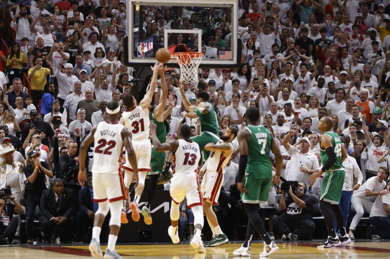 Boston Celtics' buzzer-beater in final second forces Game 7 against Miami  Heat