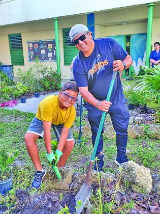 Whigham Elementary’s Eco-Team students take part in planting day