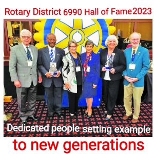 Rotary District 6990 Assembly inducts Hall of Fame class of 2023